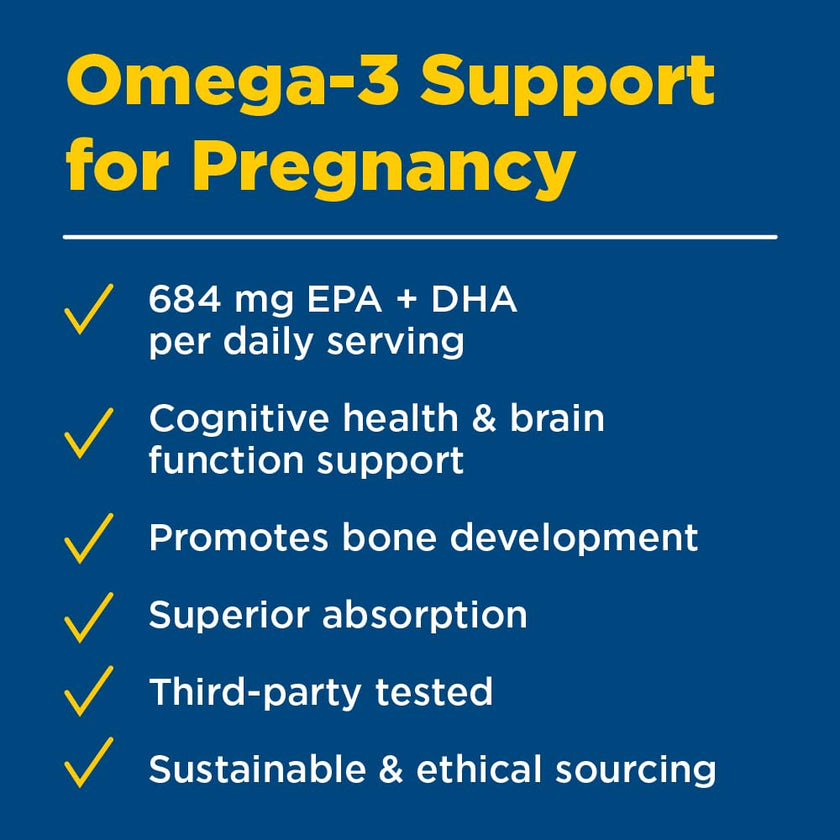 Nordic Naturals Prenatal DHA - Supports Brain Development in Babies During Pregnancy and Lactation, Unflavoured, 90 Count 🍁 All In One Marketplace Canada