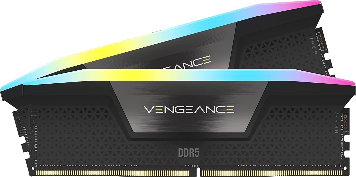CORSAIR Vengeance RGB DDR5 RAM 32GB (2x16GB) Up to 6000MHz CL36-44-44-96 1.35V Intel XMP 3.0 Computer Memory – Black (CMH32GX5M2E6000C36) 🍁 All In One Marketplace Canada