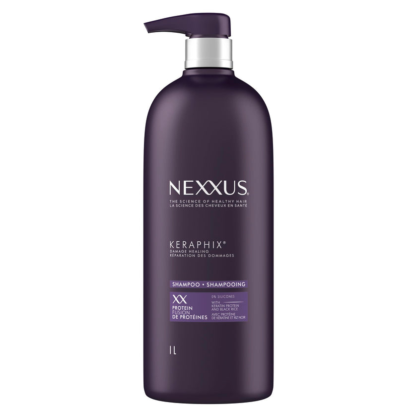 Nexxus Keraphix Damage Healing Shampoo with ProteinFusion Pump, 1L 🍁 All In One Marketplace Canada