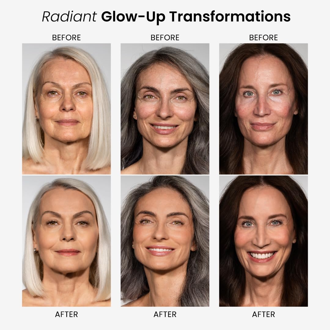 Prime Prometics Color Changing Foundation for Mature Women – Instantly Adapts to Your Skin Tone – Buildable Light-to-Medium Coverage – 12-Hour Wear – Natural Dewy Finish – Hypoallergenic 🍁 All In One Marketplace Canada