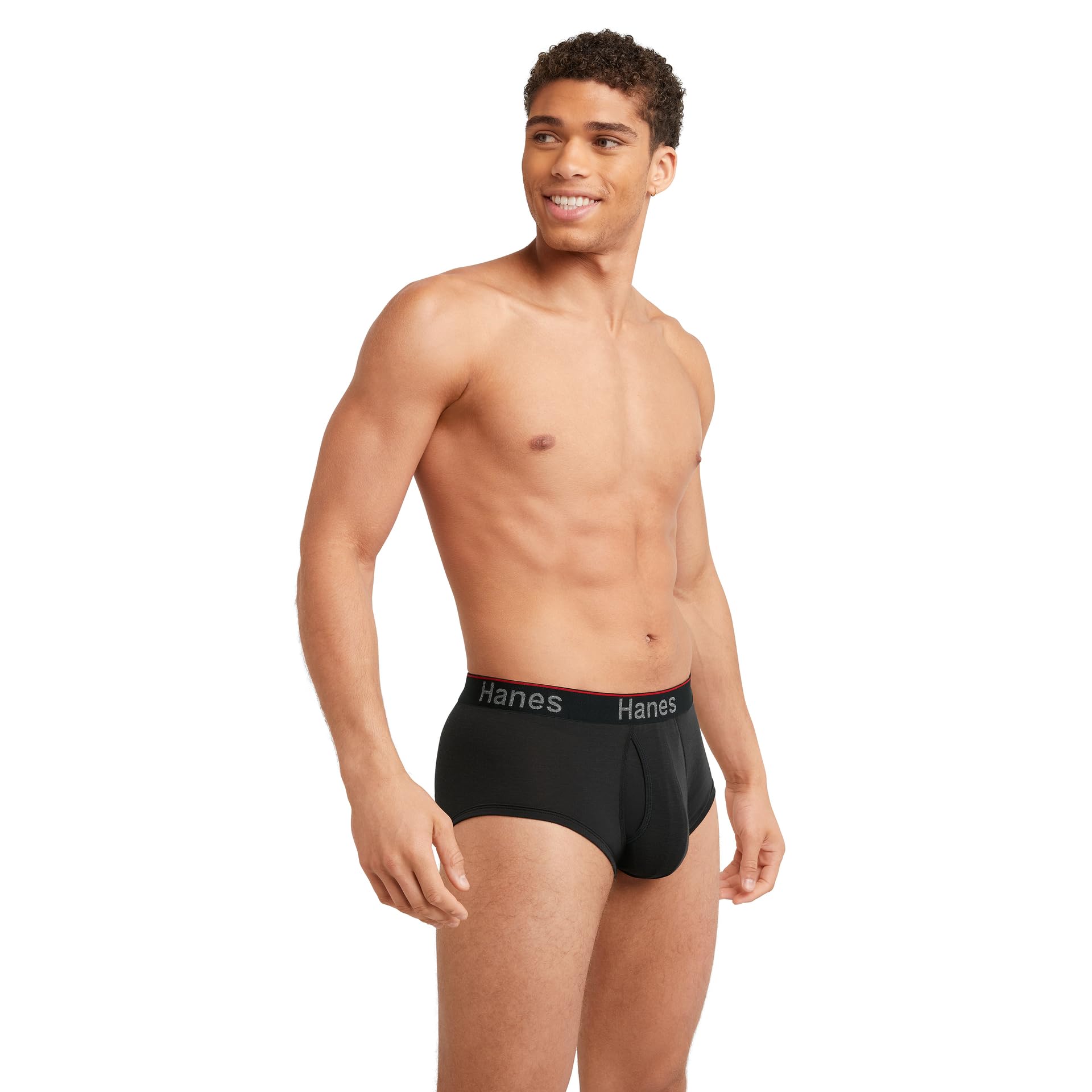 Hanes Total Support Pouch Men's Briefs, Anti-Chaffing, Moisture-Wicking Underwearm Odor Control, Pack of 4, Assorted, Medium 🍁 All In One Marketplace Canada