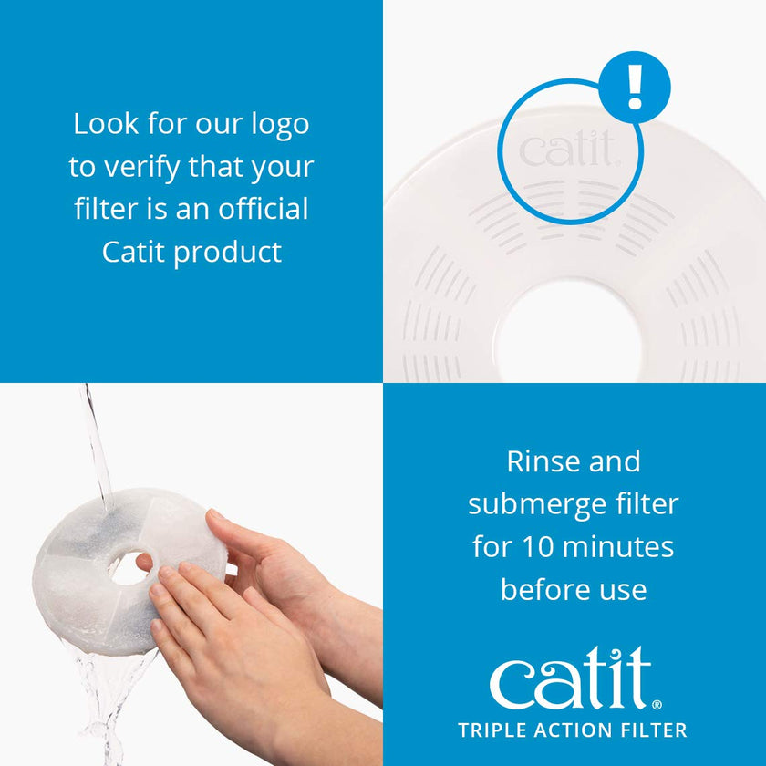 Catit Senses 2.0 Cat Water Fountain Filters, Cat Water Fountain, 5 Pack 🍁 All In One Marketplace Canada