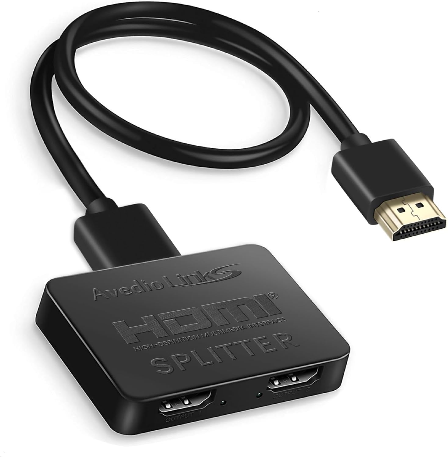avedio links HDMI Splitter 1 in 2 Out [with 4FT HDMI Cable] 4K HDMI Splitter Duplicate/Mirror Screen Only (Not Extend), 1x2 HDMI Distributor Adapters (Copy 1 Source to 2 Displays at The Same Time) 🍁 All In One Marketplace Canada