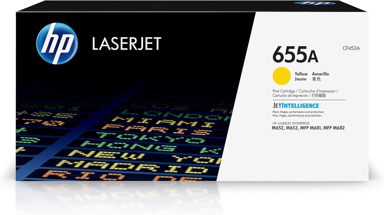HP 655A (CF452A) Yellow Original LaserJet Toner Cartridge