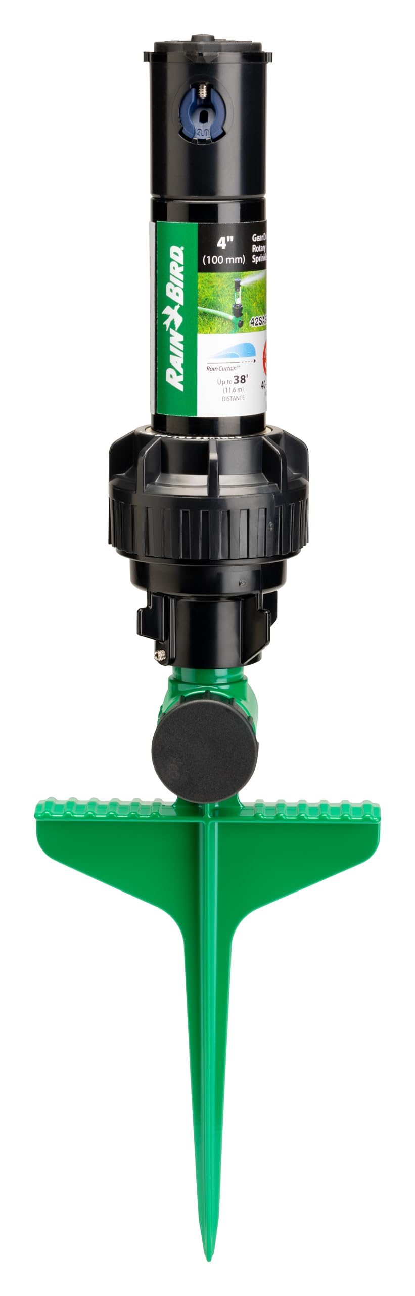 Rain Bird 42SASPG 42SA Gear Drive Rotor Sprinkler on Heavy Duty Green Spike, Adjustable 40° - 360° Pattern, 26' - 38' Spray Distance 🍁 All In One Marketplace Canada