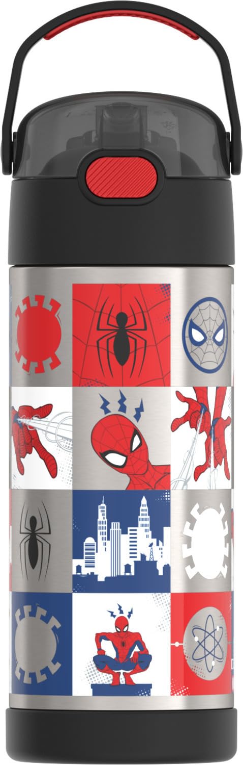 THERMOS FUNTAINER 14 Ounce Stainless Steel Vacuum Insulated Bottle, Spiderman 🍁 All In One Marketplace Canada