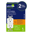 Leviton GFCI 2-Pack, 15 Amp Non Tamper Resistant Receptacle, Smartlock Pro Duplex, GFNT1-02W, White 🍁 All In One Marketplace Canada