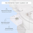 TUSHY Classic 3.0 Non-Electric Bidet Toilet Attachment, Experience a Superior Fresh Water Clean (Slim Fit, Easily Installs Under Toilet Seat, Adjustable Spray, Self Cleaning Nozzle), Bamboo Knob 🍁 All In One Marketplace Canada