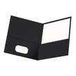 Oxford Twin Pocket Folders, Letter, Black, 25/Box 🍁 All In One Marketplace Canada
