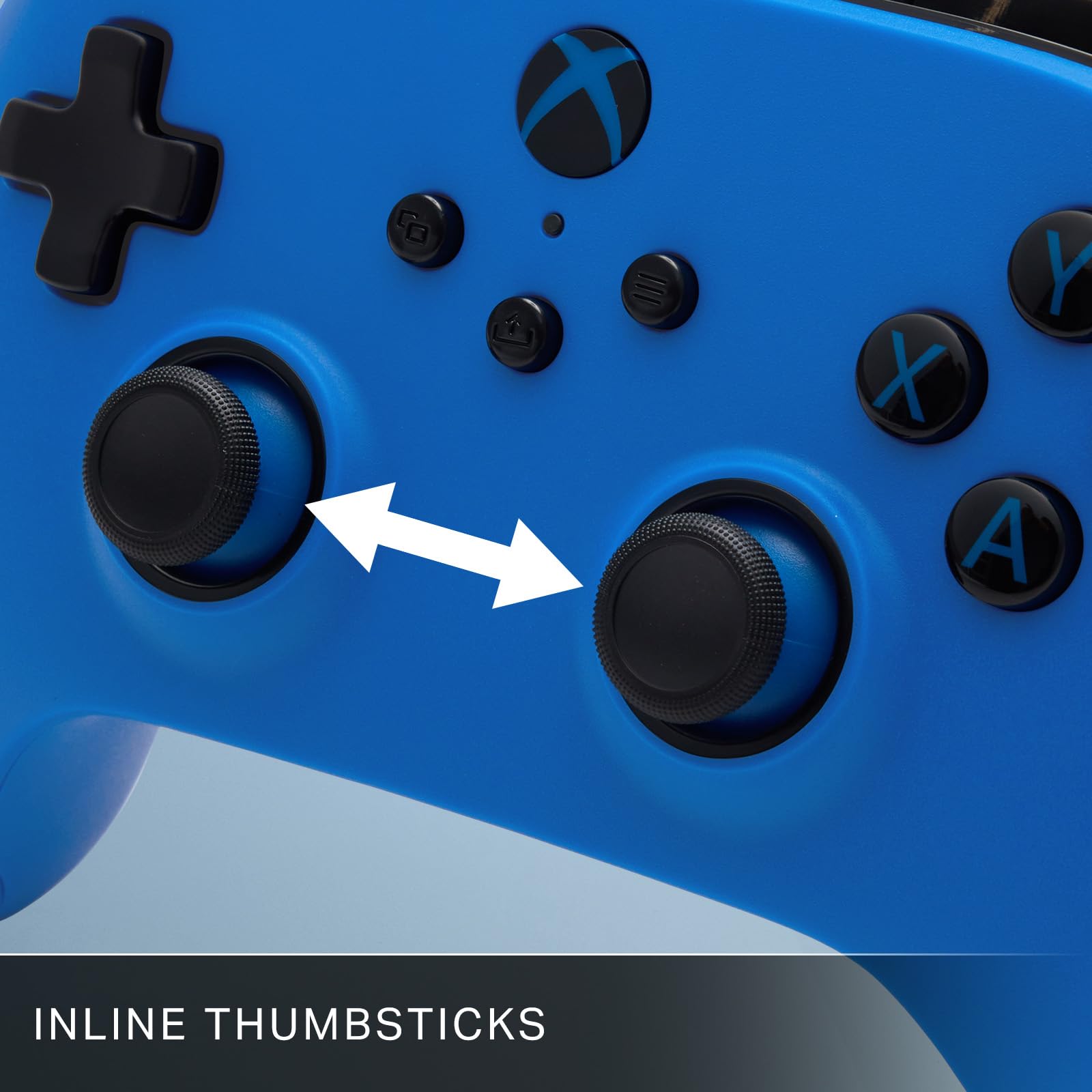 PowerA Symmetric Wired Controller for Xbox Series X|S - Blue, Officially licensed, Inline Thumbstick Layout, Windows 10/11 compatible, Dual Rumble Motors, Impulse Triggers, 3.5 mm Audio Jack 🍁 All In One Marketplace Canada