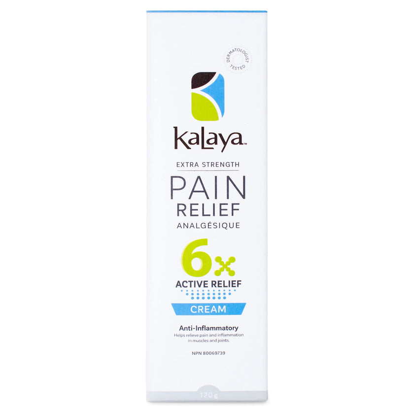 KaLaya 6X Extra Strength Pain Relief Cream with Arnica for Arthritis, Joint, Muscle, Back, Neck, Shoulder, Hand and Knee Pain- Medically formulated with 6 Natural Active, Pain Blocking & Anti inflammatory Ingredients (120g - Pack of 3)