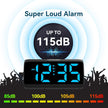 Netzu Loud Alarm Clocks for Bedrooms, Heavy Sleepers Alarm Clock with Dual Alarms, Bold Digits, 5 Dimmers, 4 Volumes, Snooze, Bedside Clock for Deep Sleepers Kids Teens Seniors, Plug in Clock 🍁 All In One Marketplace Canada