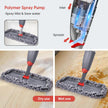 Spray Mop for Floor Cleaning, Domi-patrol Microfiber Floor Mop Dry Wet Mop Spray with 3 Washable Mop Pads & Refillable Bottle, Dust Cleaning Mop for Hardwood Laminate Tile Floors, Gray 🍁 All In One Marketplace Canada