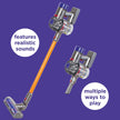 Casdon Dyson Cordless Vacuum Interactive & Officially Licensed Toy Dyson Vacuum for Children Aged 3+ Realistic Role-Play Fun, Purple 🍁 All In One Marketplace Canada