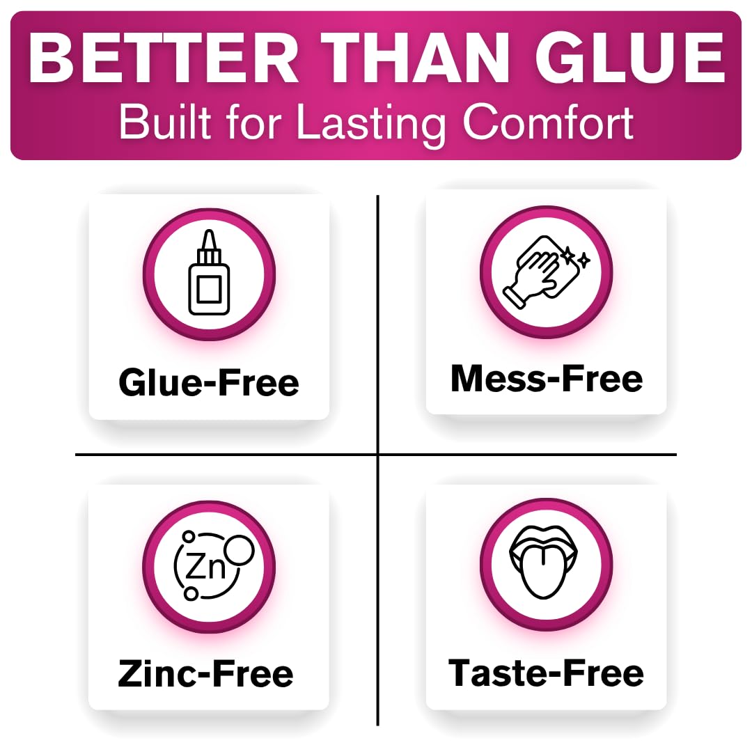 Cushion Grip Thermoplastic Denture Adhesive – Refits & Tightens Loose Dentures, Works Like a Denture Reliner for a Long-Lasting, Secure Fit, Cushions Gums, Waterproof & Zinc-Free - 1 oz 🍁 All In One Marketplace Canada