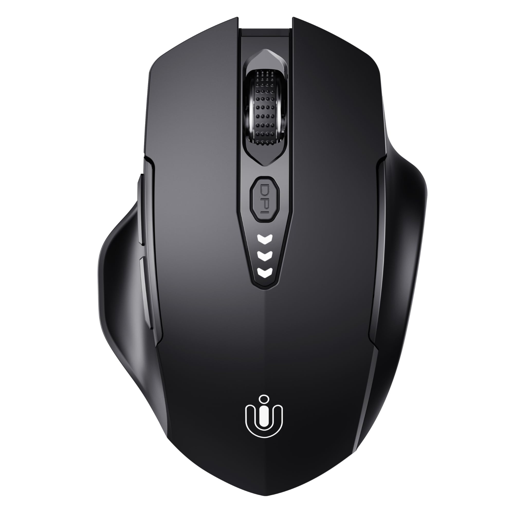 Bluetooth Mouse,[Upgraded] Wireless Mouse Rechargeable,Tri-Mode (BT 5.0/4.0+2.4G Hz),Computer Mouse with Visible Battery Level, 4 Adjustable DPI, Portable PC Mouse for MacBook Chromebook,Black 🍁 All In One Marketplace Canada