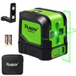 Huepar Laser Level Self Leveling, Classical Cross Line Indoor DIY Use Green Lines, 100Ft Visibility Horizontal and Vertical Line Level, 360° Magnetic Pivoting Base 9011G 🍁 All In One Marketplace Canada