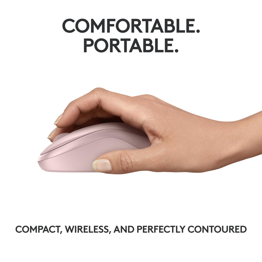 Logitech M240 Silent Bluetooth Mouse, Wireless, Compact, Portable, Smooth Tracking, 18-Month Battery, for Windows, macOS, ChromeOS, Compatible with PC, Mac, Laptop, Tablets - Rose 🍁 All In One Marketplace Canada