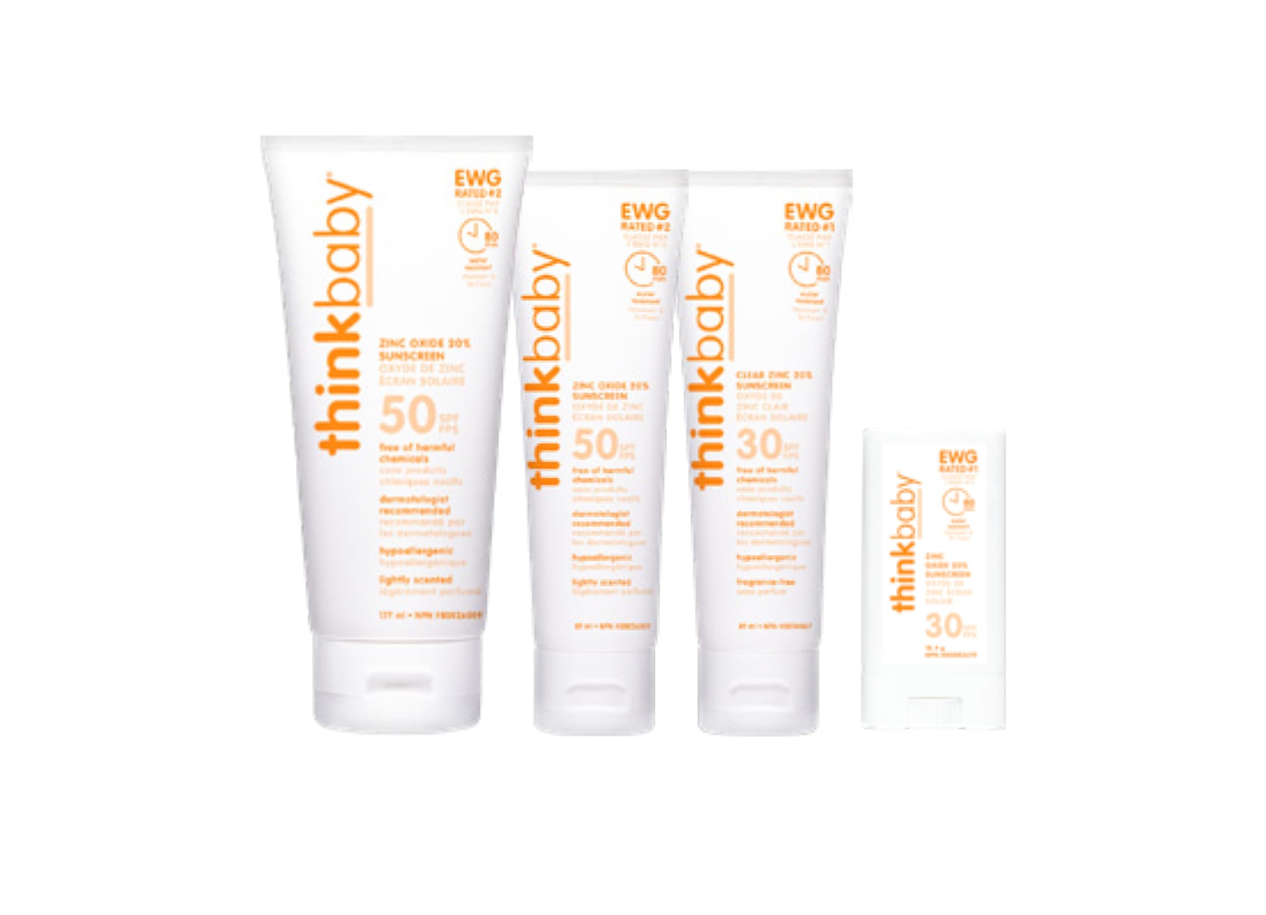 Thinkbaby - Safe Sunscreen SPF 50+, Broad Spectrum Protection - 6oz 🍁 All In One Marketplace Canada