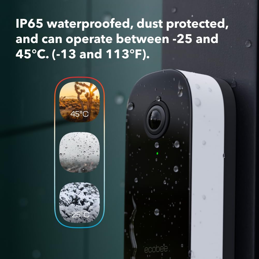 ecobee Smart Video Doorbell Camera Wired Alexa, Apple Home Kit, Google Home 🍁 All In One Marketplace Canada