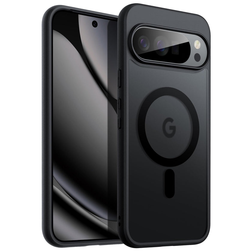 JETech Magnetic Case for Google Pixel 10/10 Pro 2025, Compatible with MagSafe and Pixelsnap Charger, Translucent Matte Back Shockproof Phone Cover (Obsidian) 🍁 All In One Marketplace Canada