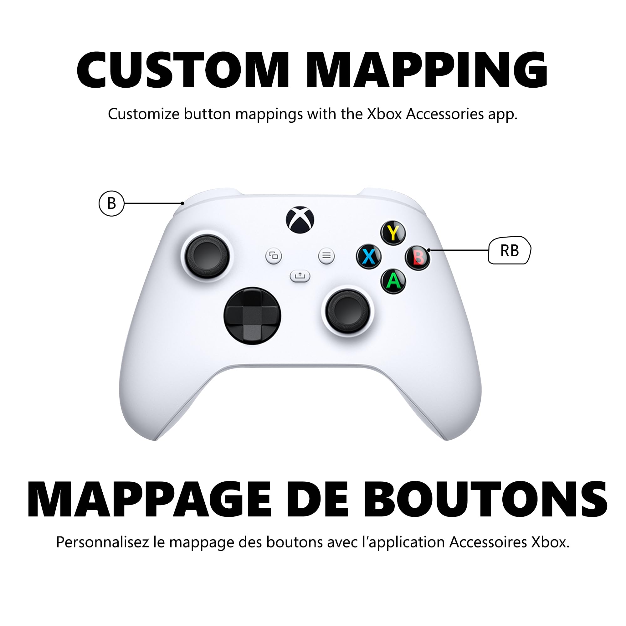 Xbox Core Wireless Gaming Controller – Robot White for Series X|S, One, Windows PC, Android, and iOS 🍁 All In One Marketplace Canada