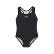 Speedo Girl's Swimsuit One Piece Closed Racerback, 2023 Anthracite, 12 🍁 All In One Marketplace Canada