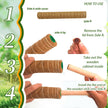 Moss Pole Plant Support Monstera - 5 Pack Coco Coir Moss Stick Plants Climber Support Indoor Monstera Stake for Climbing Plants Live House Potted, Vine, Pothos, Philodendron to Grow Upwards 🍁 All In One Marketplace Canada