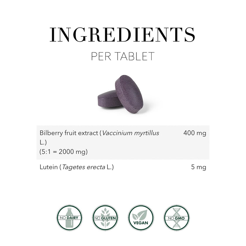 New Nordic Blue Berry Strong 120 Coated Tablets, 60-Day Supply, Vegan Eye Support Supplement with Bilberry & Lutein for Clear Vision & Macular Health 🍁 All In One Marketplace Canada