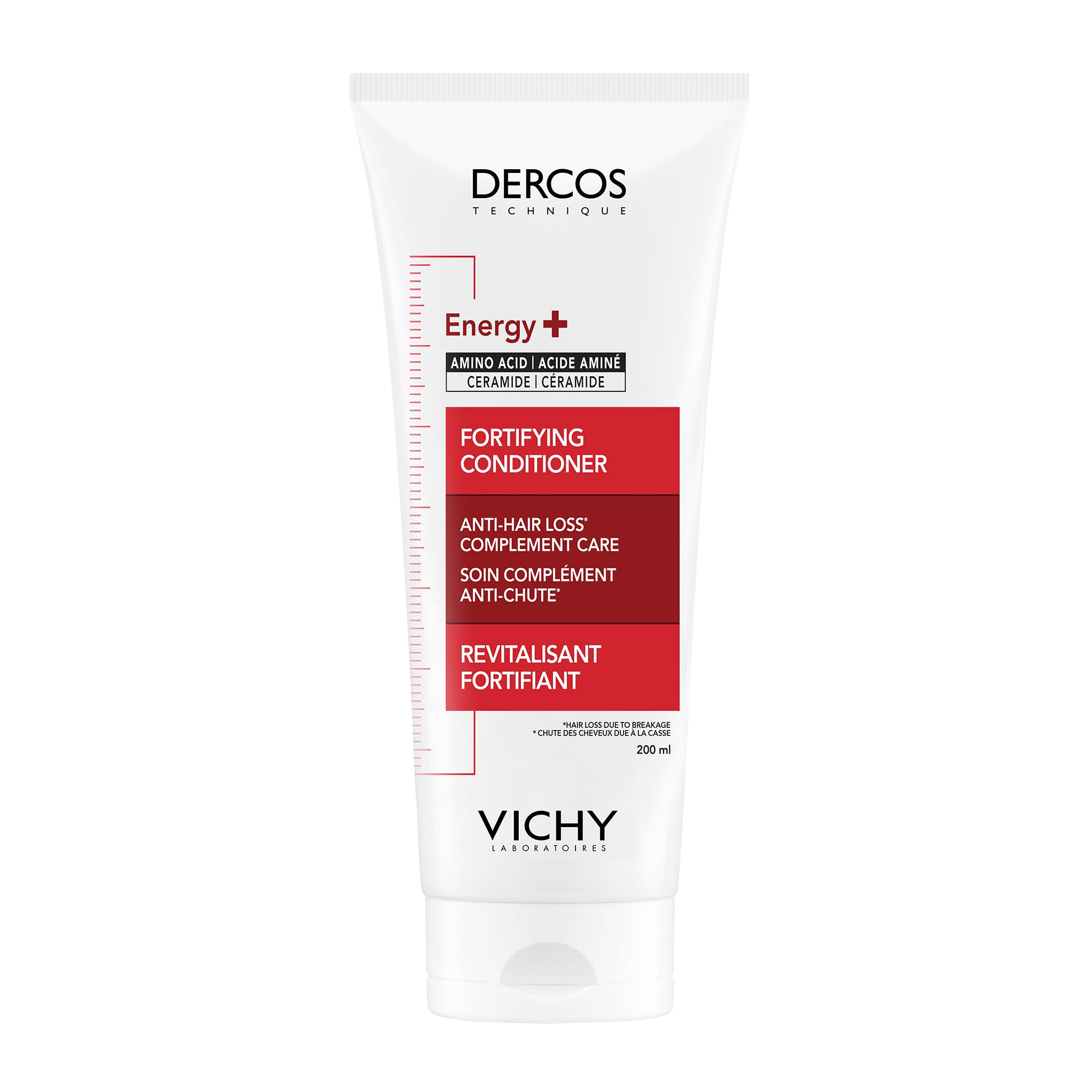 Vichy Dercos Hair Conditioner, Energy+ Fortifying Conditioner for Thin Hair, Adds Strength & Density. Formulated With Amino Acid and Ceramides, Recommended by Dermatologists, 200 ml 🍁 All In One Marketplace Canada