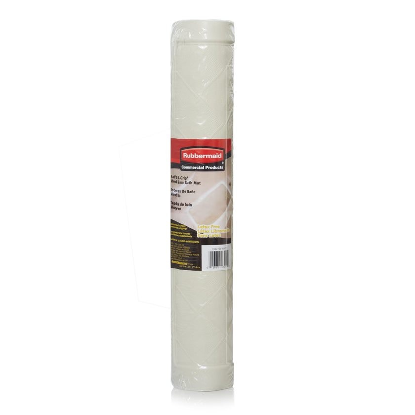 Rubbermaid Commercial Products Bath Tub and Shower Mat | Medium - 14 x 24 in. | White | Machine Washable | Safti-Grip Non-Slip Bathroom Mat with Suction Cups for Home/Hotel/Shower/Bathtub 🍁 All In One Marketplace Canada