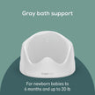 Angelcare Baby Bath Support, Grey, for Babies Less Than 6 Months of Age, Made in Canada 🍁 All In One Marketplace Canada