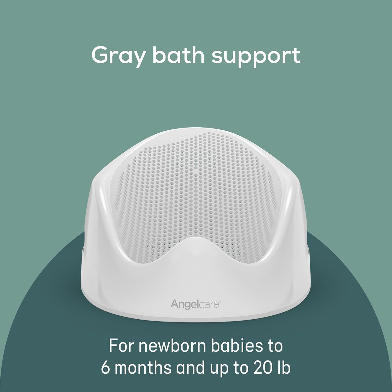 Angelcare Baby Bath Support, Grey, for Babies Less Than 6 Months of Age, Made in Canada 🍁 All In One Marketplace Canada