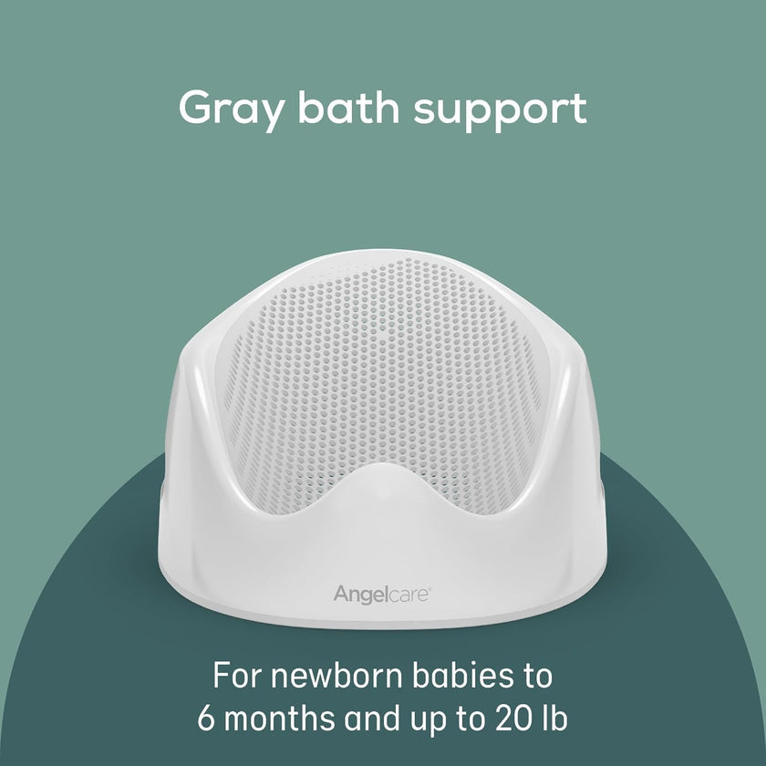 Angelcare Baby Bath Support, Grey, for Babies Less Than 6 Months of Age, Made in Canada 🍁 All In One Marketplace Canada