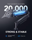 HUANUO Single Monitor Mount, 13 to 32 Inch Design Monitor Arm, Adjustable Stand, Vesa Mount with Clamp and Grommet Base - Fits 4.4 to 19.8lbs LCD Computer Monitors 🍁 All In One Marketplace Canada