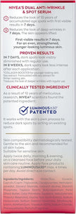 NIVEA LUMINOUS630 Anti-Wrinkle & Spot Face Serum, Hyaluronic Acid, 30mL 🍁 All In One Marketplace Canada