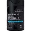 Sports Research® Triple Strength Omega 3 Fish Oil - Burpless Supplement w/EPA & DHA Fatty Acids from Wild Alaskan Pollock - Supports Cognitive Health & Brain Function for Men & Women - 1250mg, 180ct 🍁 All In One Marketplace Canada