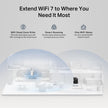 TP-Link BE3600 WiFi 7 Range Extender (RE235BE), Dual Band Signal Booster for Home, up to 3.6 Gbps, 2.5G Ethernet Port, EasyMesh/OneMesh Support, Access Point Mode, Compatible with All WiFi Routers 🍁 All In One Marketplace Canada