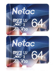Netac 64GB 2 Pack Micro SD Card Speed up to 100MB/s for Action Cameras, Drones, Smartphones and Tablets, Memory Card SDXC UHS-I C10/U3/V30/A1 EXFAT 🍁 All In One Marketplace Canada