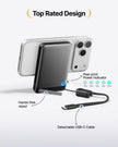 INIU for MagSafe Slimmest Power Bank, Original Qi2 Certified Wireless Fast Charging, 10000mAh 45W Portable Charger with USB C Cable & Stand, Flight Safe Magnetic Battery Pack for iPhone 17-12 Series 🍁 All In One Marketplace Canada