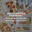 Chef Preserve Compact Vacuum Sealer for Food (Vacuum Sealer Machine + 30 Reusable Vacuum Bags) Powerful Handheld Vacuum Sealer Machine, Seal Meal Saver, Portable Food Sealer 🍁 All In One Marketplace Canada