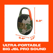 JBL Clip 5 - Ultra-Portable, Waterproof and Dustproof Bluetooth Speaker, Integrated Carabiner, Up to 12 Hours of Play, Made in Part with Recycled Materials (Squad) 🍁 All In One Marketplace Canada