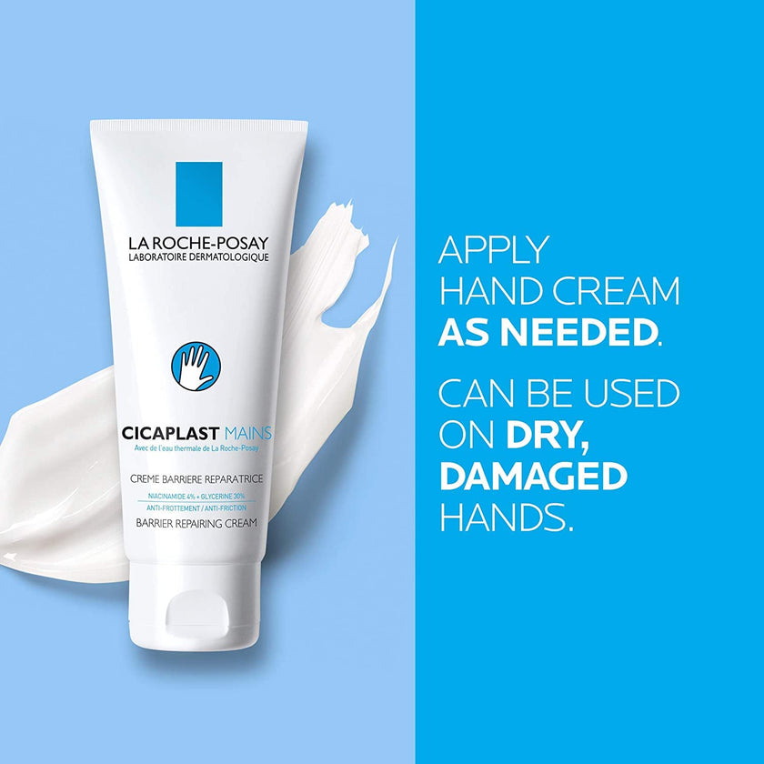 La Roche Posay Cicaplast Hand Cream for Dry & Cracked Hands with Glycerin and Shea Butter. Daily Hand Lotion, Moisturizing & instant relief for dry hands, Fragrance-Free, 100mL 🍁 All In One Marketplace Canada