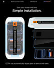 Spigen AluminaCore Tempered Glass Screen Protector [Glas.tR EZ Fit] designed for iPhone 17 Pro | iPhone 17 | iPhone 16 Pro [2 Pack] 9H+ Hardness, Aluminum-Enhanced Durability 🍁 All In One Marketplace Canada