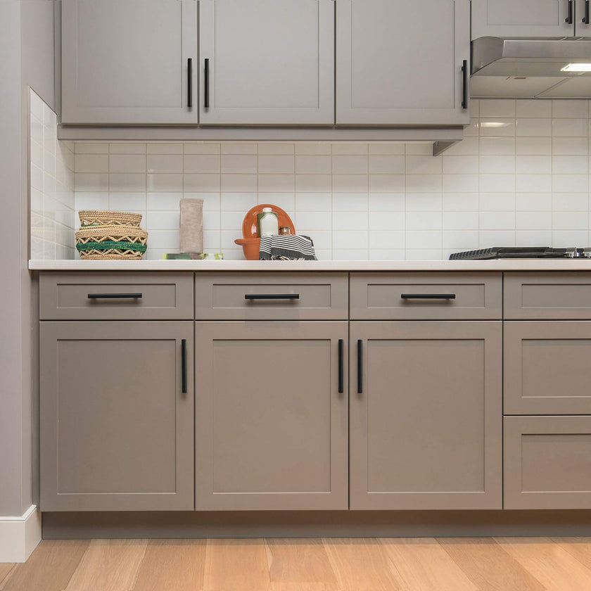 30 Pack | 5'' Cabinet Pulls Matte Black Stainless Steel Kitchen Drawer Pulls Cabinet Handles 5”Length, 3” Hole Center 🍁 All In One Marketplace Canada