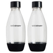 Sodastream 0.5L Fuse Black Bottles Twin Pack - Dishwasher Safe 🍁 All In One Marketplace Canada