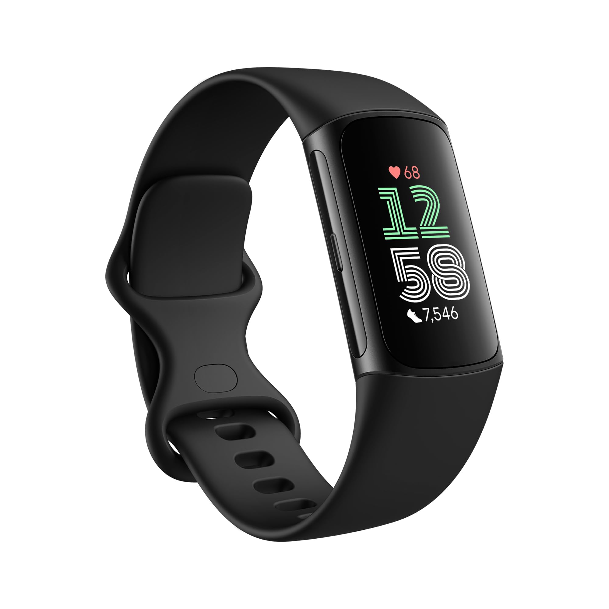 Google Fitbit Charge 6 Advanced Health and Fitness Tracker with Built-in GPS, Stress Management Tools, Sleep Tracking, 24/7 Heart Rate and more -- Black/Blac 🍁 All In One Marketplace Canada