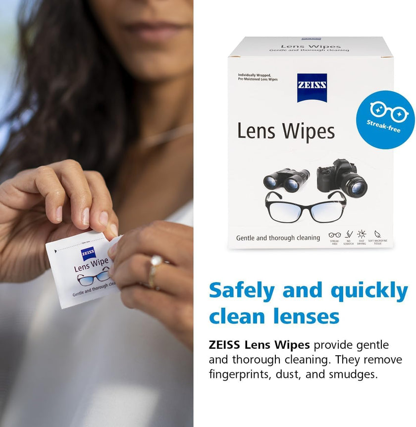 ZEISS Pre-Moistened Lens Cleaning Wipes, 200 Count 🍁 All In One Marketplace Canada