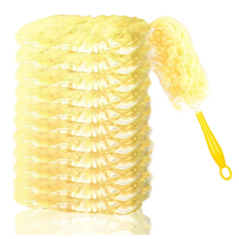 36 Pack Disposable Duster Refills for Swiffer,360°Heavy Duty Microfiber Duster Kit with 1 Handle,Multi-Surface Duster Refills for Furniture, Blinds, Ceiling Fans Cleaning 🍁 All In One Marketplace Canada