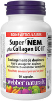 Webber Naturals Super NEM Plus UC-II Collagen, 90 Capsules, Eggshell Membrane to Help Relieve Joint Pain, Stiffness, and Mobility 🍁 All In One Marketplace Canada